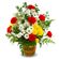 My dear friend. A lovely and gentle basket arrangement of chrysanthemums and carnations accentuateded with limonium and greens is a wonderful &#39;&#39;just because&#39;&#39; present.. Novosibirsk
