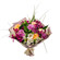 Fancy Ball. A stylish arrangement with lilies, roses and alstoremerias.. Novosibirsk