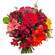 alstroemerias roses and gerberas bouquet. Novosibirsk