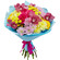 spray chrysanthemums roses and orchids. Novosibirsk