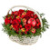 gift basket with strawberry. Novosibirsk