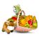 &#39;Fruit field&#39; Basket. Nice holiday basket with fresh fruit and a stuffed animal.. Novosibirsk
